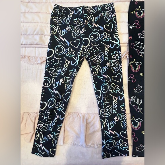 Set of Two Girls Patterned Leggings - Picture 9 of 15